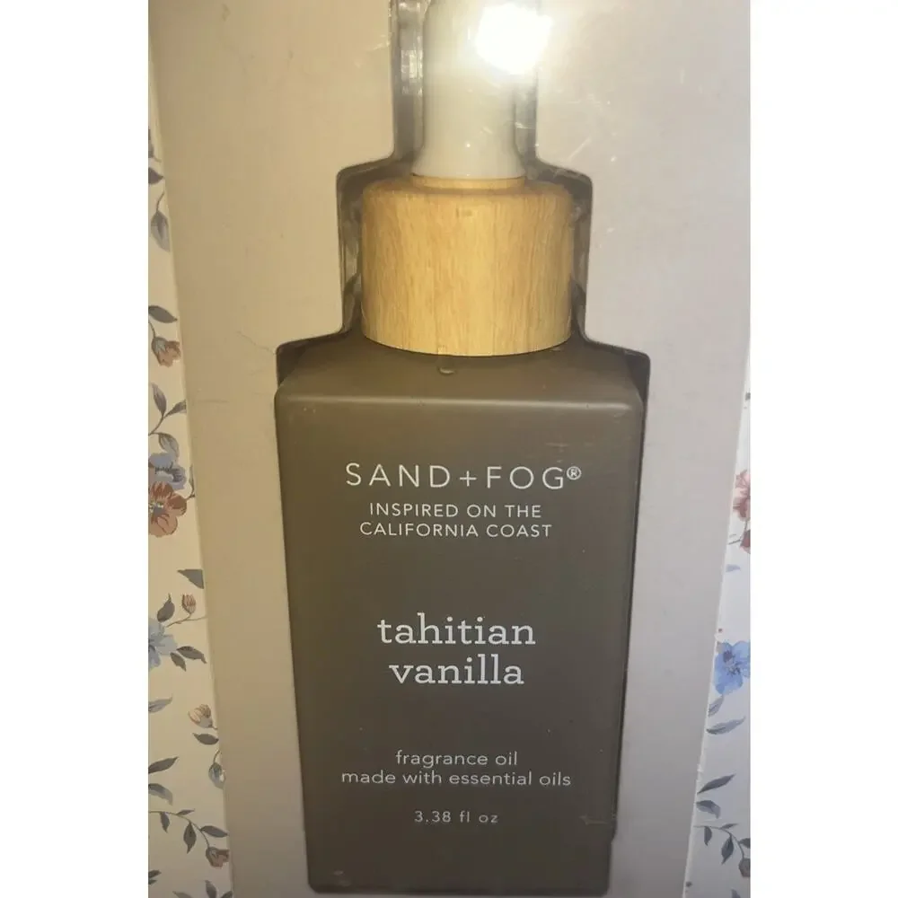 Sand + Fog Home Fragrance Diffuser Oil Tahitian Vanilla Essential Oils Jumbo 3.3